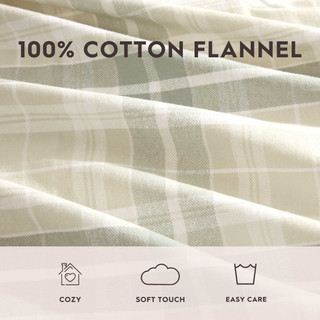 Thumbnail 6: Laura Ashley Laura Ashley Mulholland Plaid Sheet Set 