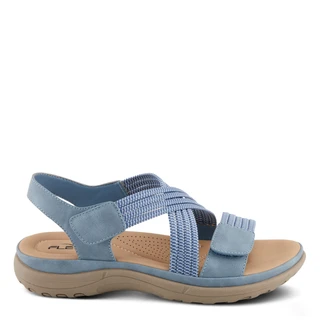 Thumbnail 10: Flexus Flexus Womens Crossbeam Elastic Stretch Cross Over Sandals 