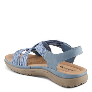 Thumbnail 14: Flexus Flexus Womens Crossbeam Elastic Stretch Cross Over Sandals 