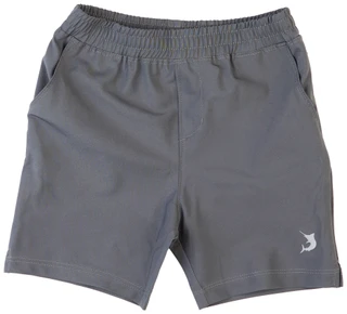 Thumbnail 1: REEL LEGENDS Reel Legends Little Boys Grey Swim Trunks 