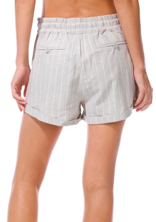 Thumbnail 3: love tree Love Tree Juniors Striped Linen Shorts 