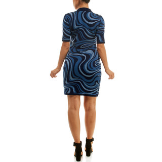 Thumbnail 3: Nina Leonard Nina Leonard Womens Elbow Sleeve Sweater Dress 