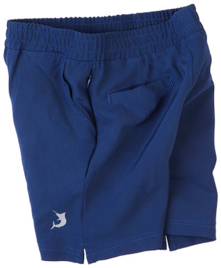 Thumbnail 3: REEL LEGENDS Reel Legends Little Boys Navy Swim Trunks 