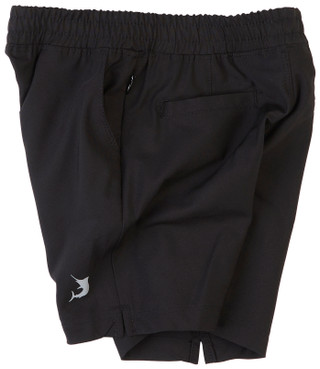 Thumbnail 3: REEL LEGENDS Reel Legends Little Boys Black Swim Trunks 