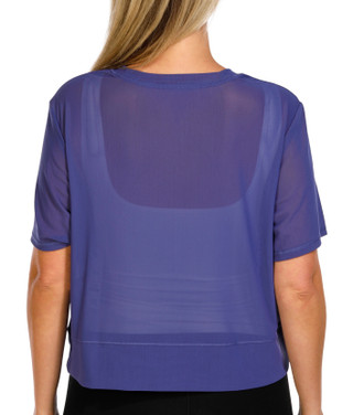 Thumbnail 2: APANA Apana Womens Active Boxy Front Twist Top 