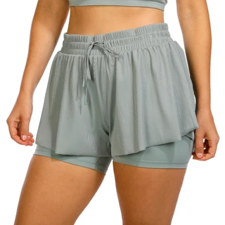 Thumbnail 6: 90 DEGREE BY REFLEX 90 Degree By Reflex Womens Active 2 Pc Shorts Set 