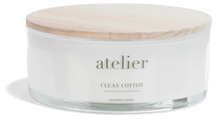 Thumbnail 2: ATELIER Atelier 34 oz Glass Bowl Clean Cotton Candle 