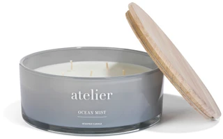 Thumbnail 1: ATELIER Atelier 34 oz Glass Bowl Ocean Mist Candle 