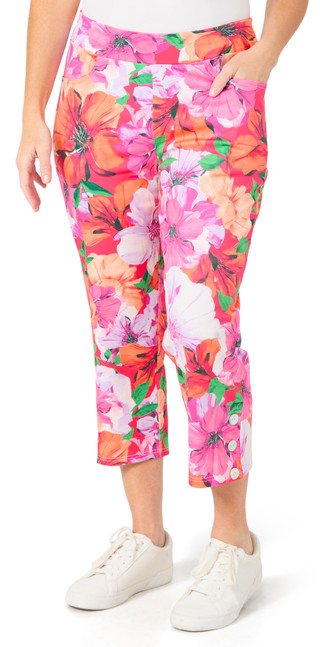 Thumbnail 1: Onque Casual Onque Casual Womens Print Capris 