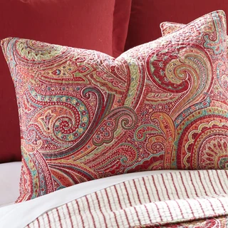 Thumbnail 4: Levtex Home Levtex Home Spruce Red Quilt & Sham Set 