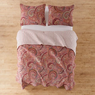 Thumbnail 2: Levtex Home Levtex Home Spruce Red Quilt & Sham Set 