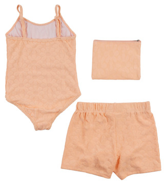 Thumbnail 2: Btween Btween Big Girls 3 Pc Swimsuit & Shorts Set 