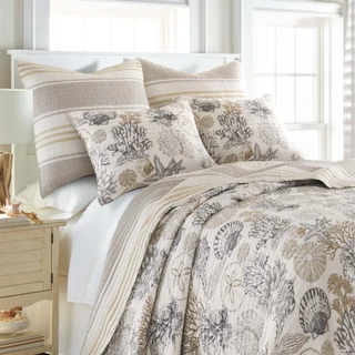 Thumbnail 3: Levtex Home Levtex Home Caspian Sea Reversible Quilt & Sham Set 
