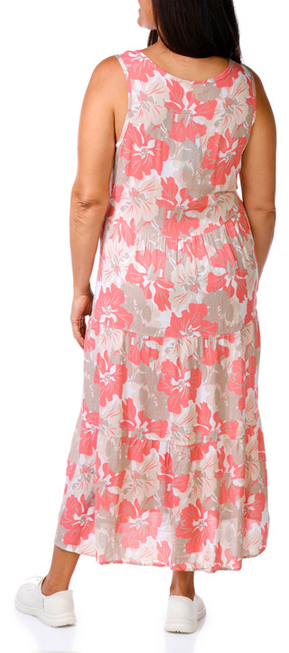 Thumbnail 3: WATER LILY Water Lily Plus Sleeveless Floral Maxi Dress 