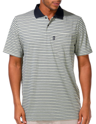 Thumbnail 4: Oakley Oakley Men's Tempo Blend Striped Short Sleeve Polo Shirt 