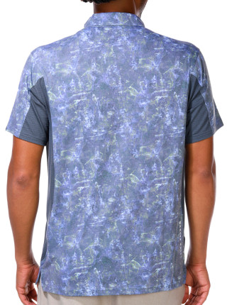 Thumbnail 3: Oakley Oakley Men's Airvent Print Short Sleeve Polo Shirt 