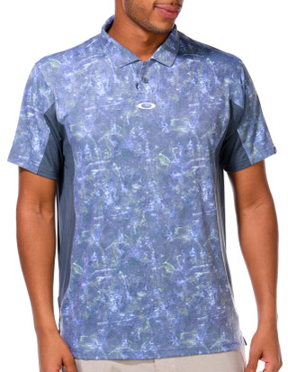 Thumbnail 4: Oakley Oakley Men's Airvent Print Short Sleeve Polo Shirt 