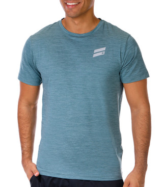 Thumbnail 1: Hurley Hurley Mens Exist Slash Logo Short Sleeve Spacedye Tee 