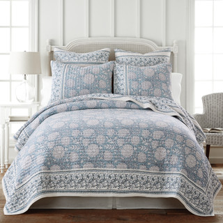 Thumbnail 5: Levtex Home Levtex Home Adare Blue Reversible Quilt & Sham Set 
