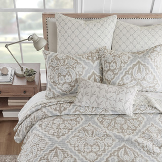 Thumbnail 8: Levtex Home Levtex Home Becker Taupe Reversible Quilt & Sham Set 