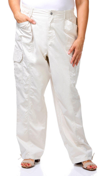 Thumbnail 4: DKNY DKNY Plus High Waisted Cargo Pants 