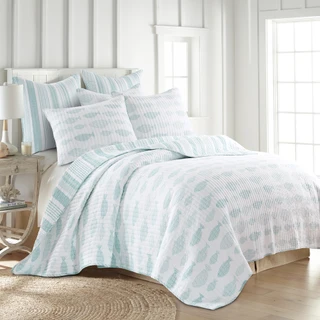 Thumbnail 1: Levtex Home Levtex Home Aqua Breeze Quilt & Sham Set 
