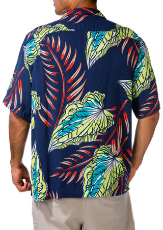 Thumbnail 2: PENGUIN Penguin Mens Leaf Print Button Down Shirt 