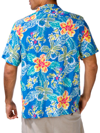 Thumbnail 2: PENGUIN Penguin Mens Woven Floral Button Down Shirt 