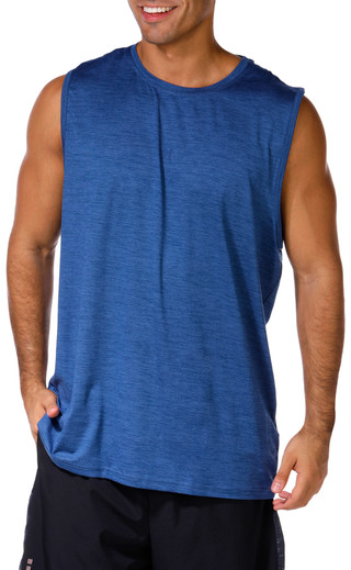 Thumbnail 1: Hurley Hurley Men's Active Exist Icon Logo Spacedye Tank Top 