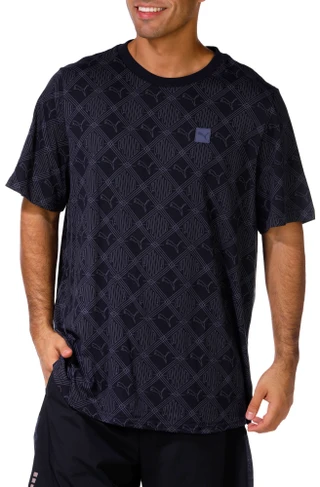 Thumbnail 2: Puma Puma Mens Logomania AOP Graphic T-Shirt 