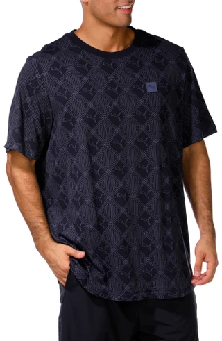 Thumbnail 6: Puma Puma Mens Logomania AOP Graphic T-Shirt 