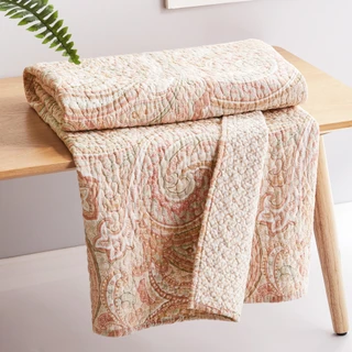 Thumbnail 2: Levtex Home Levtex Home Spruce Coral Quilted Throw 