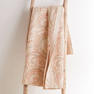 Thumbnail 3: Levtex Home Levtex Home Spruce Coral Quilted Throw 
