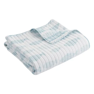 Thumbnail 4: Levtex Home Levtex Home Aqua Breeze Quilted Throw 