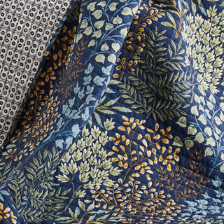 Thumbnail 6: Levtex Home Levtex Home English Forest Navy Quilted Throw 