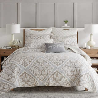 Thumbnail 3: Levtex Home Levtex Home Becker Taupe Euro Sham Set of 2 