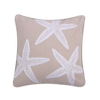 Thumbnail 1: Levtex Home Levtex Home Appliqued Starfish  Coastal Decorative Pillow 