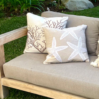 Thumbnail 2: Levtex Home Levtex Home Appliqued Starfish  Coastal Decorative Pillow 