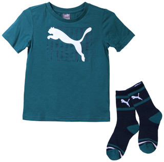 Thumbnail 1: Puma Puma Little Boys 2 Pc Shirt & Socks Set 