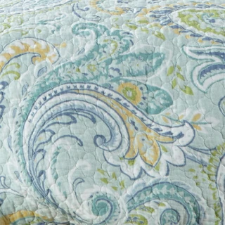Thumbnail 5: Levtex Home Levtex Home Cortona Paisley Quilt & Sham Set 