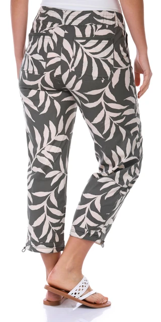 Thumbnail 3: Democracy Democracy Womens 25 in Toggle Hem Print Capris 