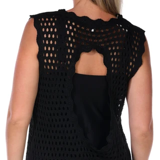 Thumbnail 2: TIDAL WAVE Tidal Wave Womens Sleeveless Crochet Cover Up Dress 
