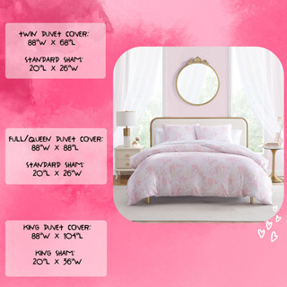 Thumbnail 16: Betsey Johnson Betsey Johnson Butterfly Garden Duvet Cover Set 