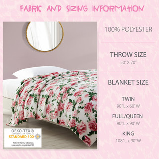 Thumbnail 18: Betsey Johnson Betsey Johnson Leopard Twin Blanket 