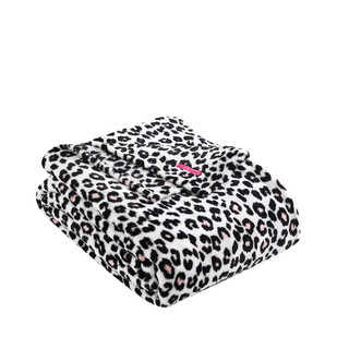 Thumbnail 4: Betsey Johnson Betsey Johnson Leopard Twin Blanket 