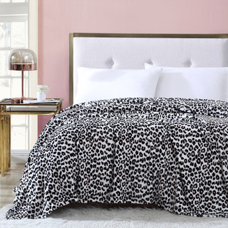 Thumbnail 20: Betsey Johnson Betsey Johnson Leopard Twin Blanket 