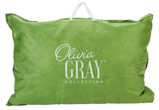 Thumbnail 7: OLIVIA GRAY Memory Foam Bamboo Standard Pillow 