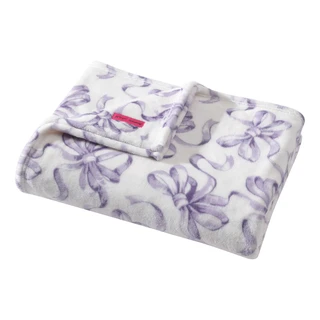 Thumbnail 4: Betsey Johnson Betsey Johnson Ballet Bows Reversible Throw 