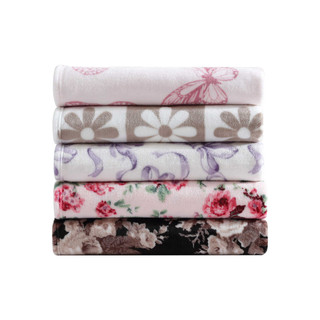 Thumbnail 12: Betsey Johnson Betsey Johnson Daisy Check Fleece Throw 
