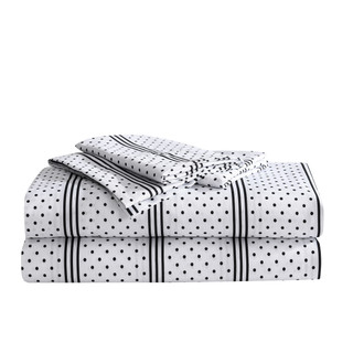 Thumbnail 3: Betsey Johnson Betsey Johnson Dots And Stripes Sheet Set 